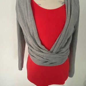 Satva, organic cotton wrap sweater